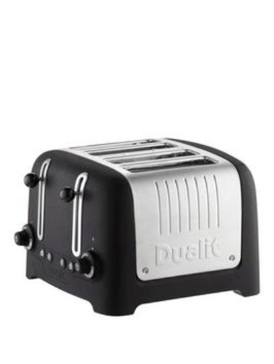 Dualit 46294 Stoneware Basalt Black 4-Slot Toaster Dualit 46294 Stoneware Basalt Black 4-Slot Toaster